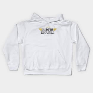 Airplane Pilot - Looking Down since 1903 Kids Hoodie